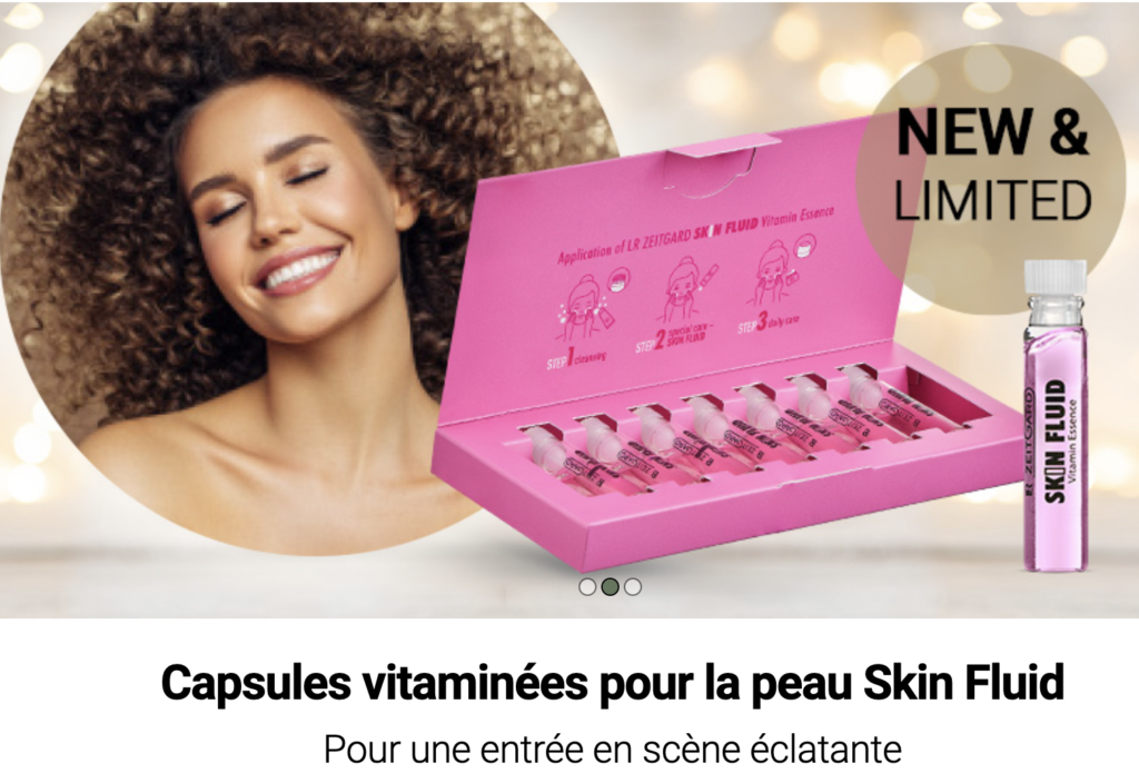 Capsules Skin Fluid Vitamin En Édition Limitée